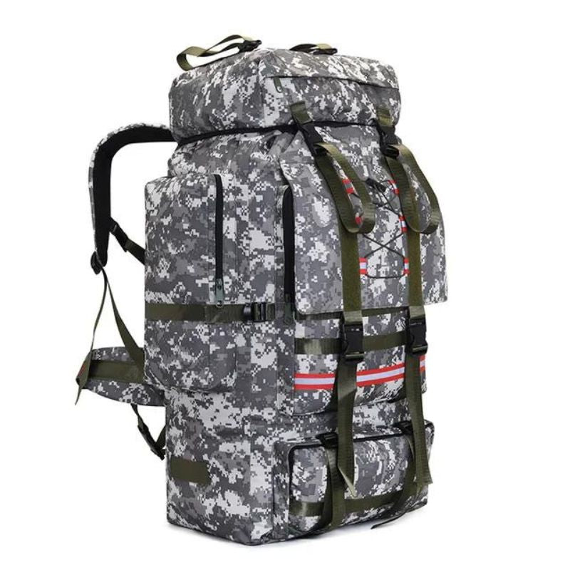 sac a dos de voyage homme - Camouflage gris 130L