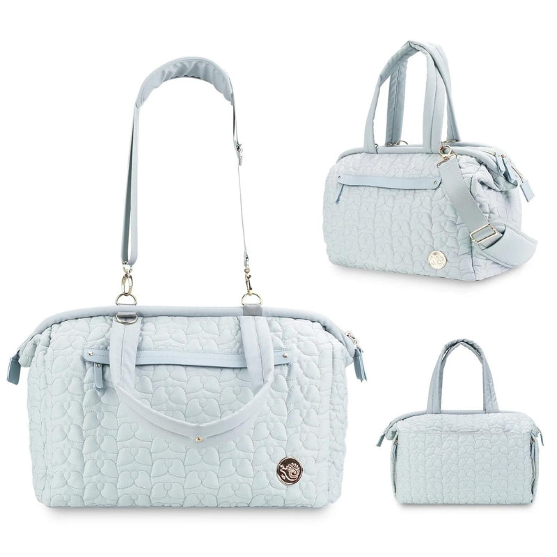 sac à langer bébé - Bleu ciel - Rose - Noir