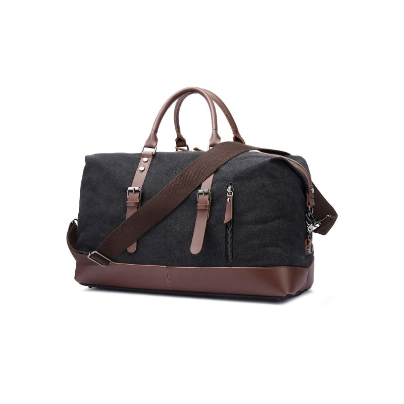 sac canvas voyage - Noir