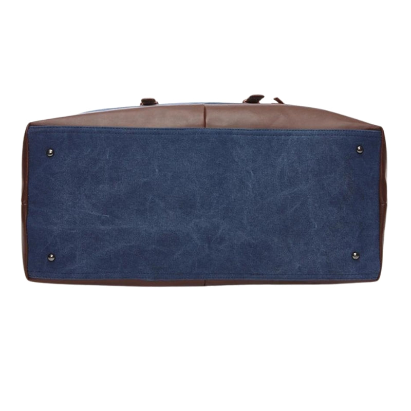 Sac Canvas Voyage vue du dessous - Gris - Noir - Marron - Vert - Bleu