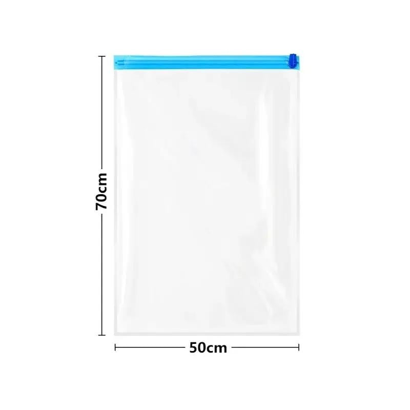 Sac Compression Voyage Sans Aspirateur - 5 Pièces - 50x70 CM