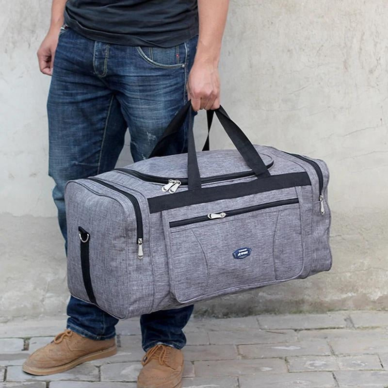 sac de sport homme - Bleu - Gris - Noir - Marron