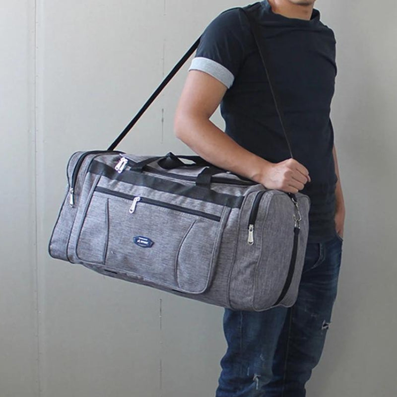 sac de sport voyage homme - Bleu - Gris - Noir - Marron