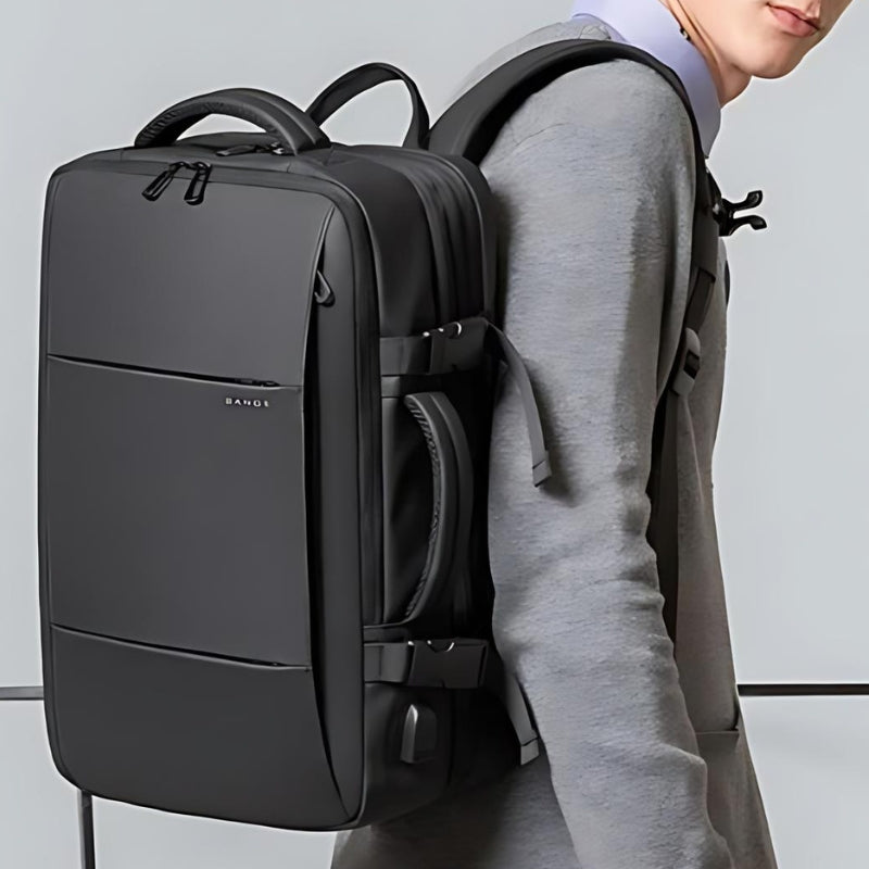 Sac à Dos de Voyage Extensible porté sur l'épaule - Noir - Gris - Bleu - Vert