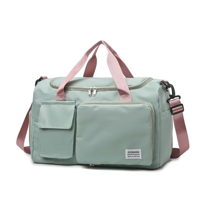 sac rangement chaussures voyage - Vert et Rose