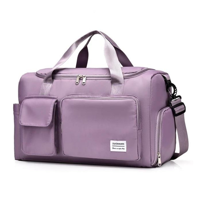 sac voyage compartiment chaussures - Lavande