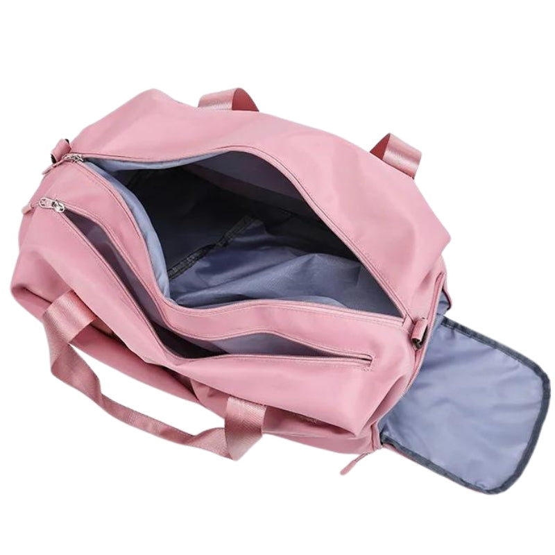 Sac de Voyage Femme Façon Sport compartiment ouvert - Rose - Vert - Violet - Noir