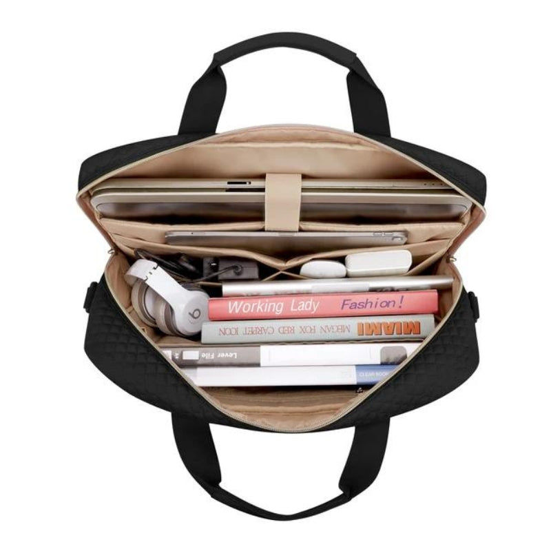 sac pour ordinateur - Rose - Noir