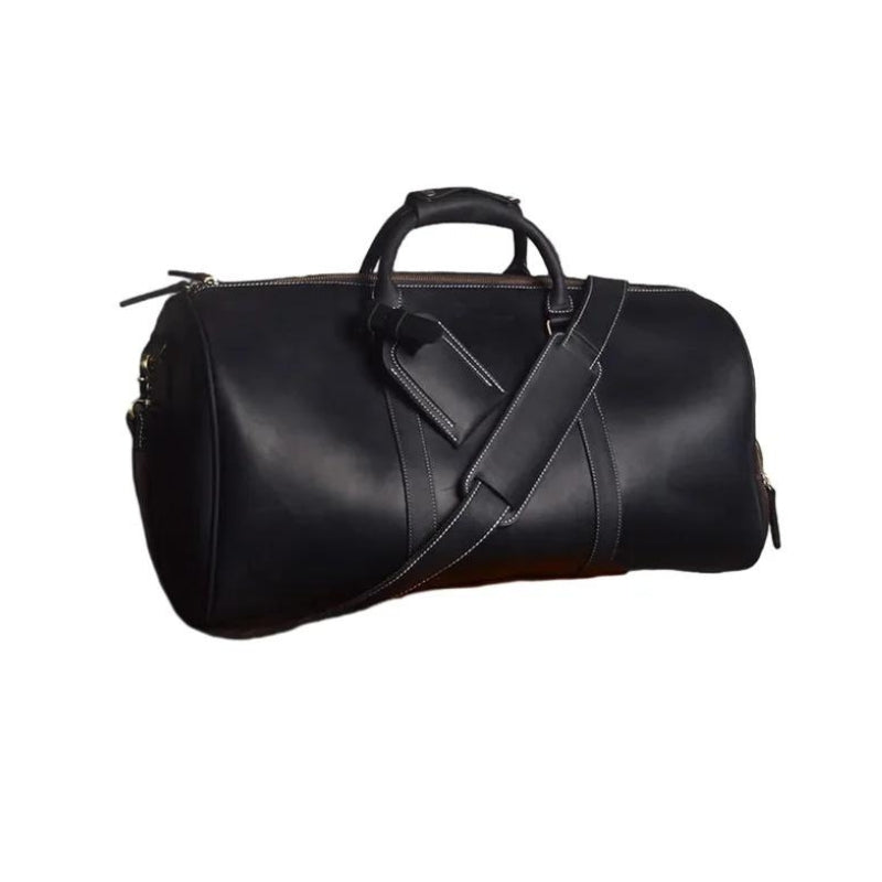 bolso para hombre de cuero - Negro - Modelo 1