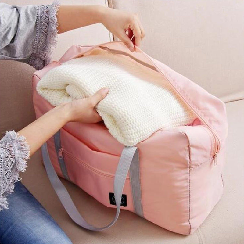 Sac Voyage Ultra Léger Pliable compartiment ouvert - Bleu foncé - Rouge - Rose - Vert