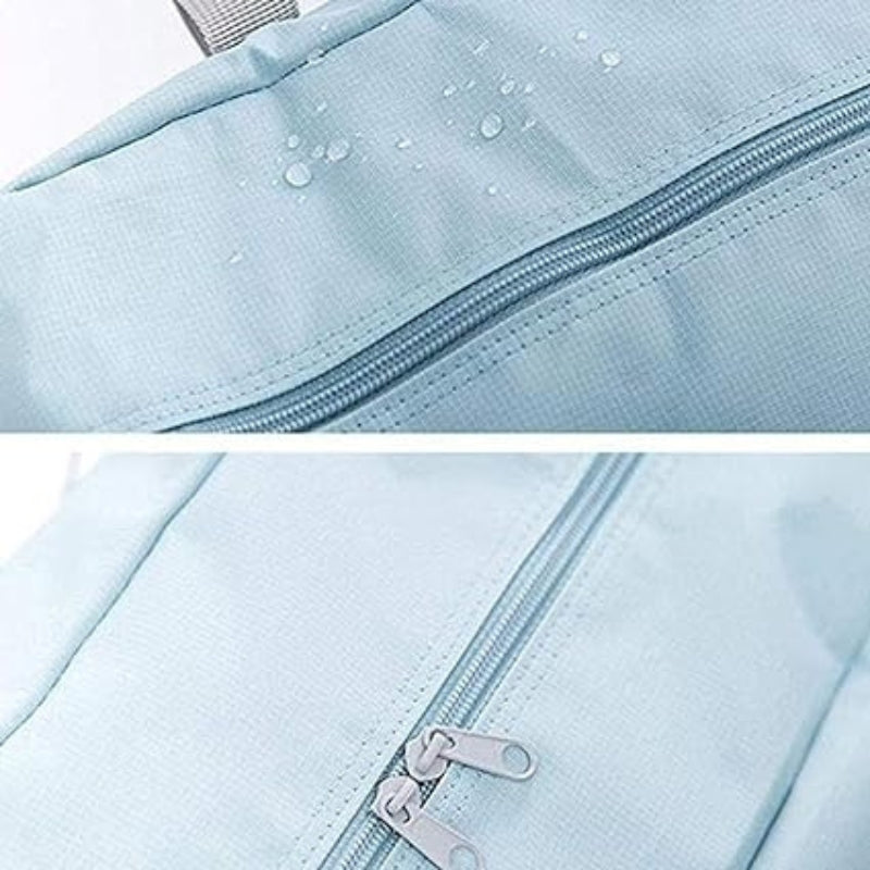 Sac Voyage Ultra Léger Pliable gros plan fermeture zippée - Bleu foncé - Rouge - Rose - Vert