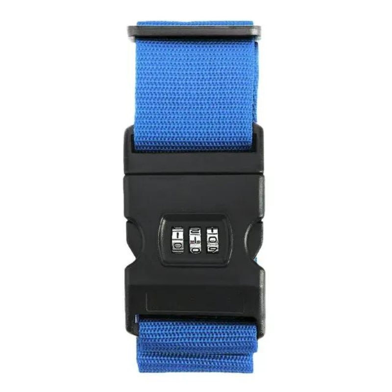 sangle pour valise avec code - Bleu 