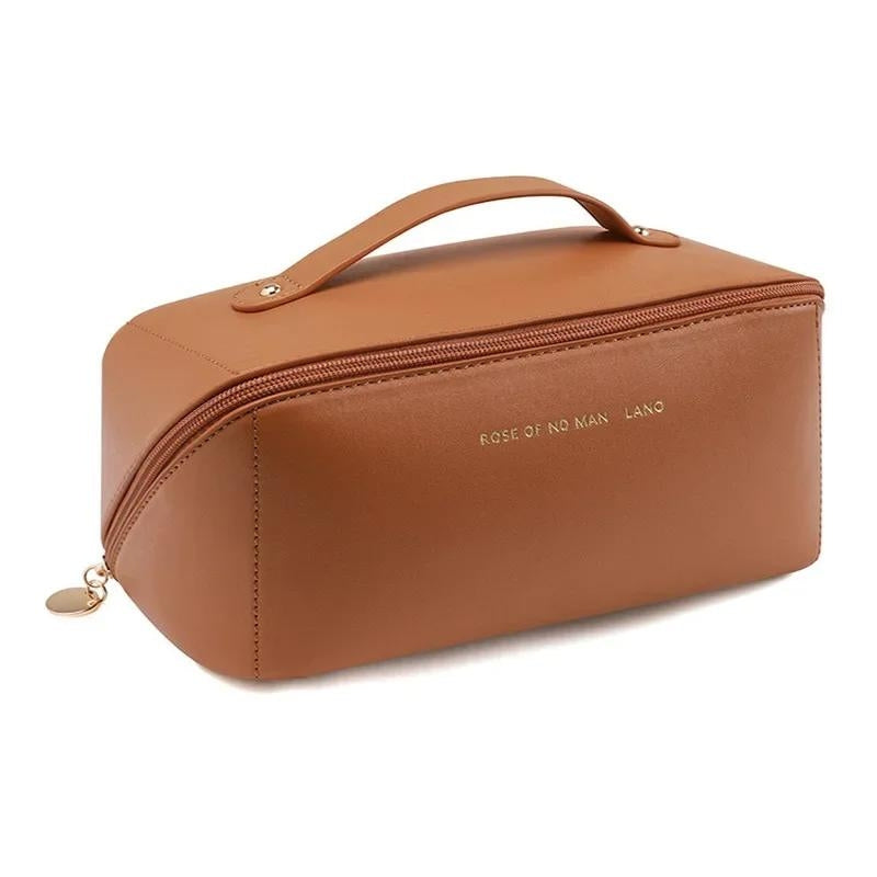 trousse maquillage de luxe - Marron