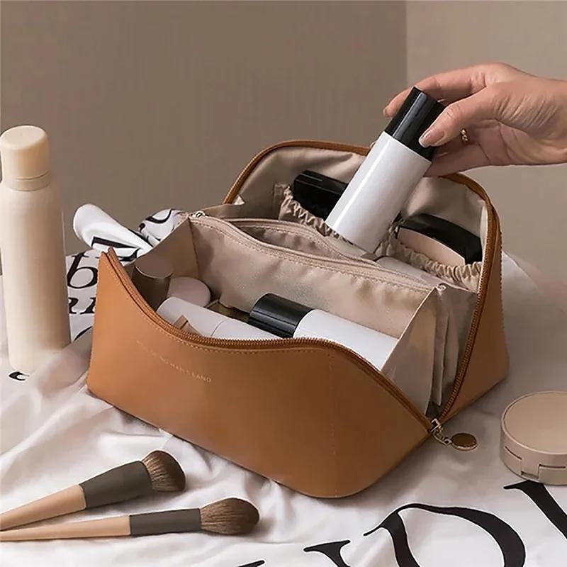 trousse de toilette luxe - Rose - Beige - Marron - Noir - Vert
