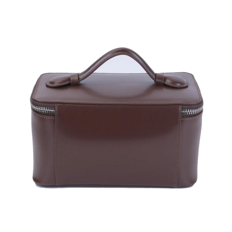 petite trousse en cuir - Marron