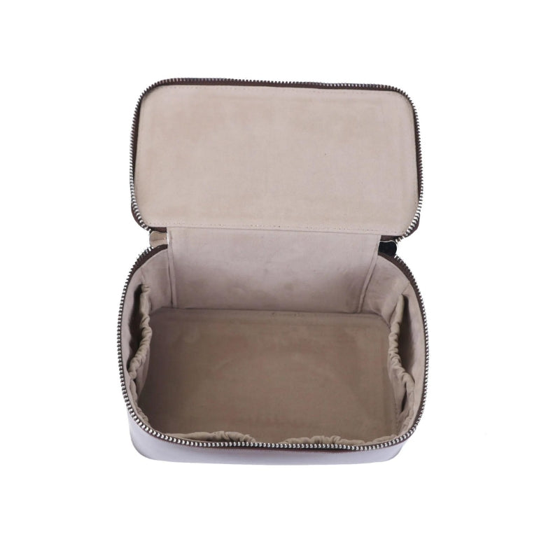 trousse de toilette en cuir femme - Noir - Vert - Beige - Marron
