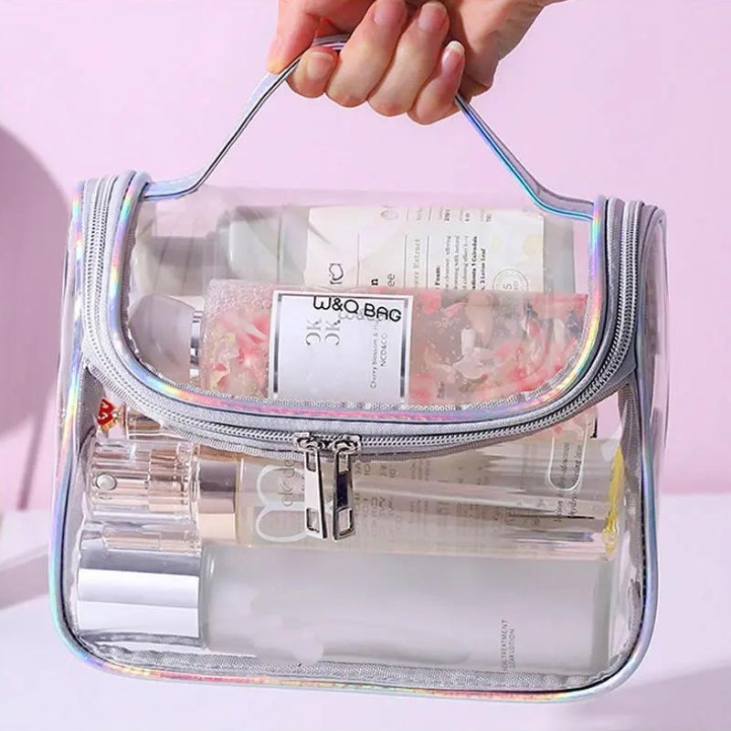 neceser de viaje para mujer - Plata - Negro