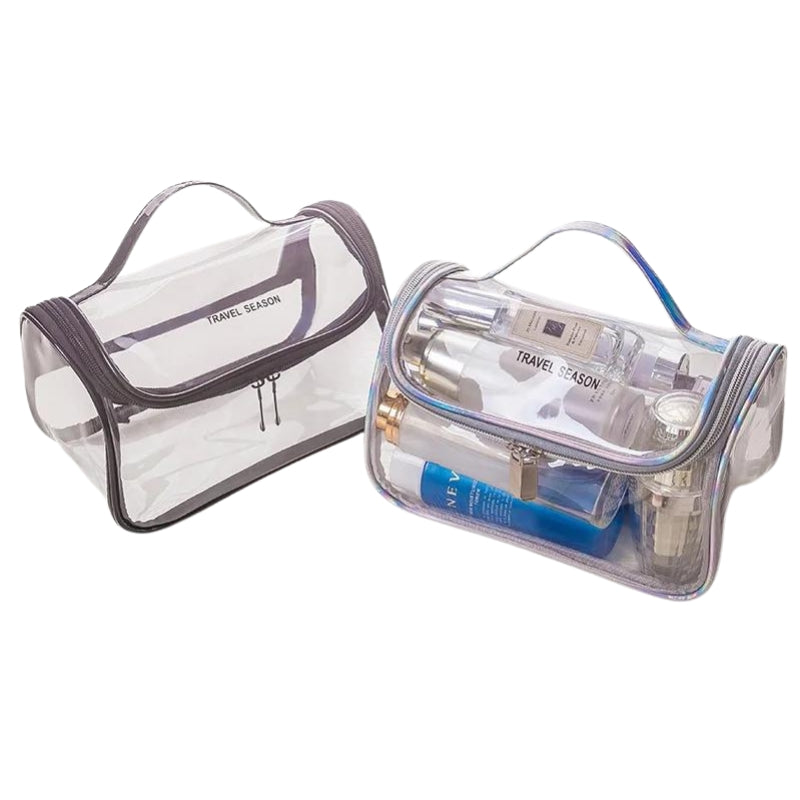 neceser de viaje mujer - Plata - Negro