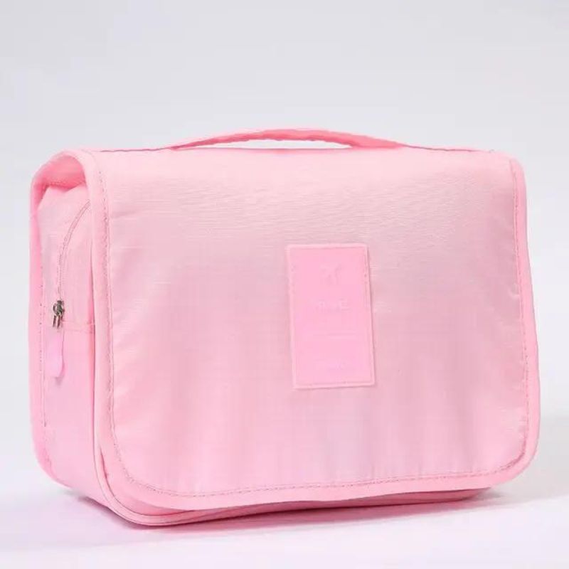 trousse de toilette femme grande ouverture - Rose Uniforme