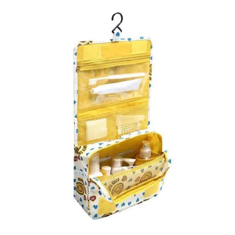 trousse de toilette femme originale - Jaune Motif Smileys