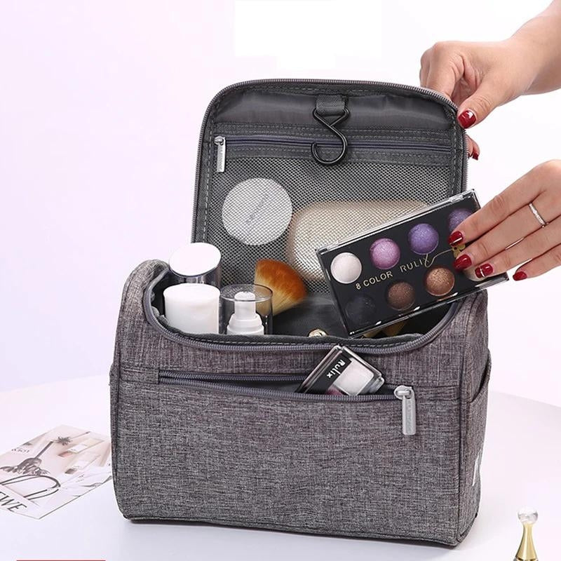 trousse toilette voyage femme - Noir - Bleu - Bleu Ciel - Gris - Violet - Rose - Rouge