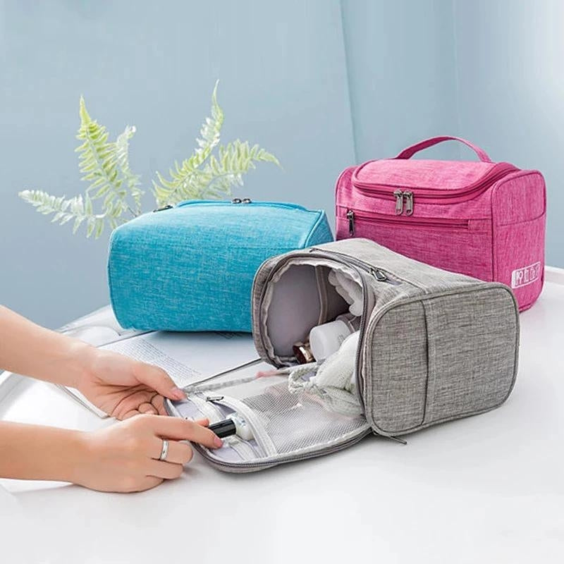 trousse toilette voyage suspendre - Noir - Bleu - Bleu Ciel - Gris - Violet - Rose - Rouge