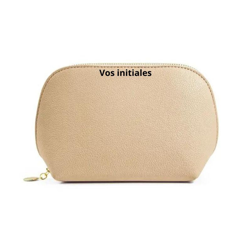 trousse de toilette personnalisée femme - Beige - Modèle 2