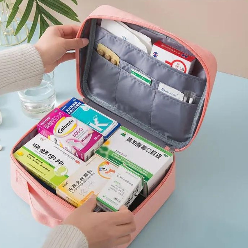 trousse pharmacie voyage vide - Vert - Gris - Rouge - Rose