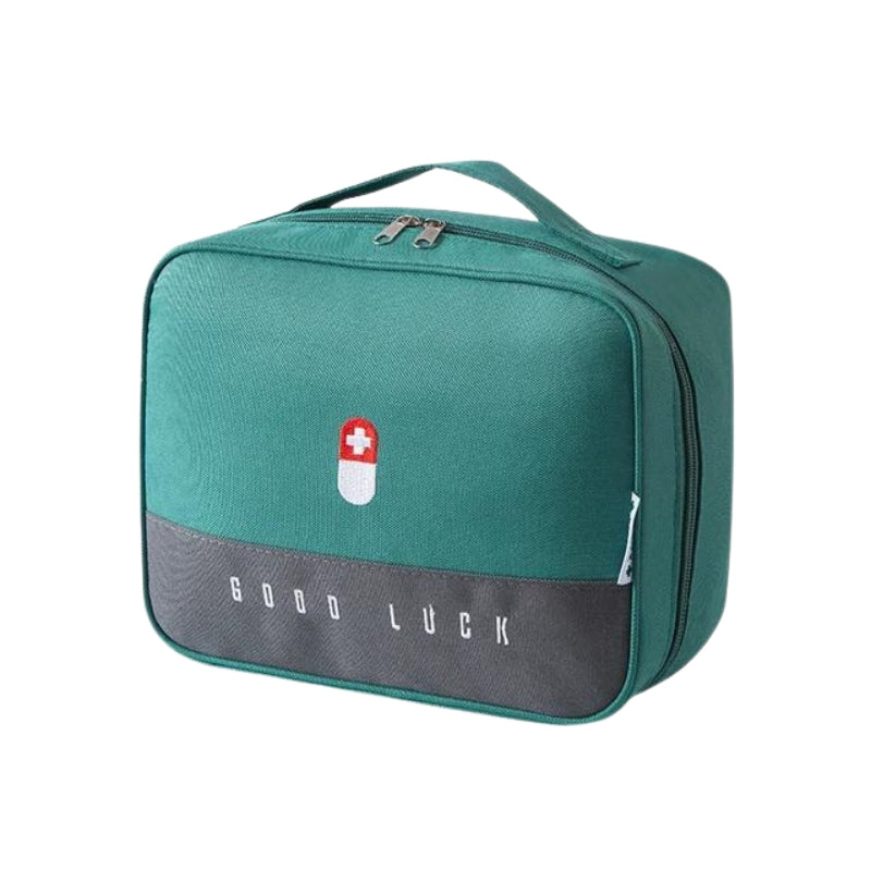 trousse pharmacie voyage avion - Vert - L