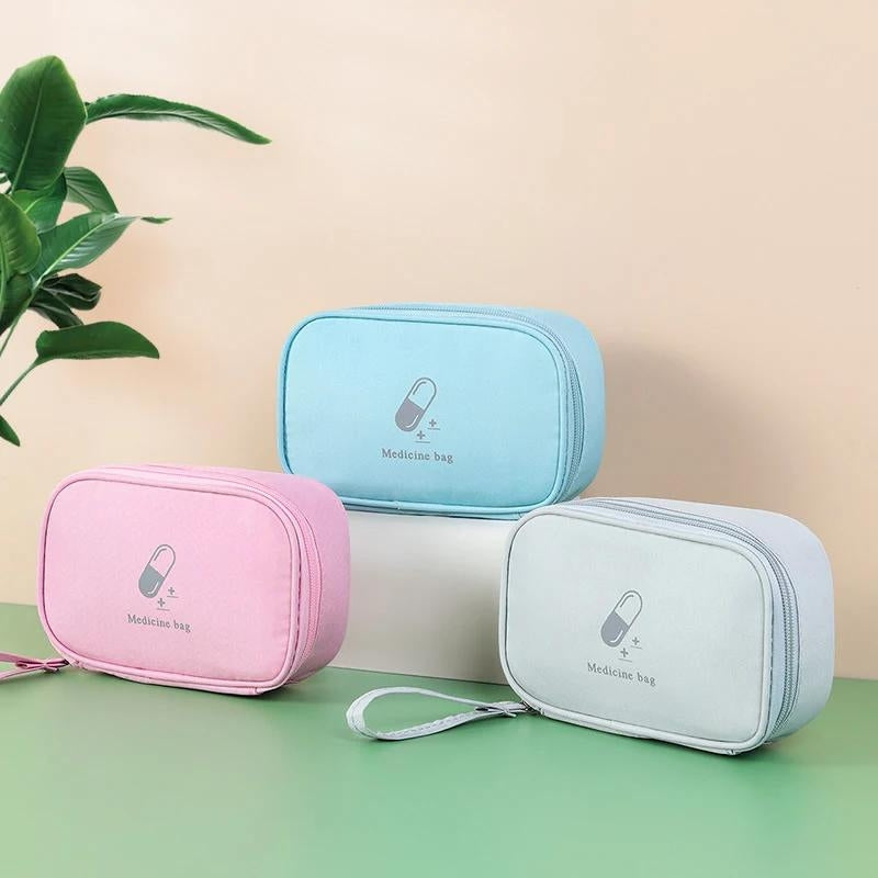 trousse de secours vide pharmacie - Bleu - Rose - Gris