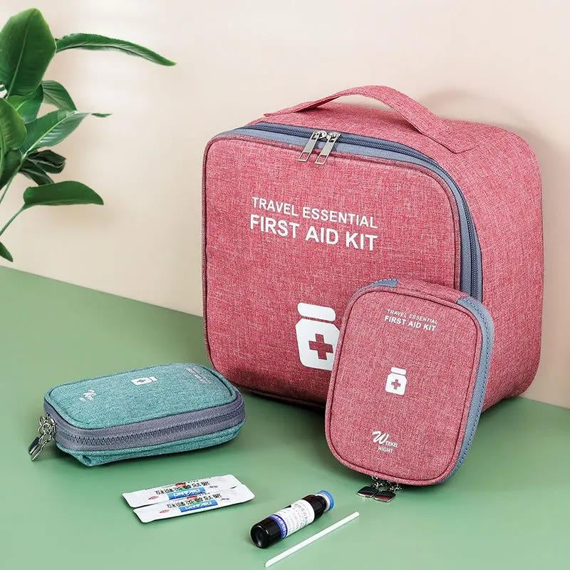 trousse a pharmacie - Rouge - Vert - Violet - Gris - Bleu
