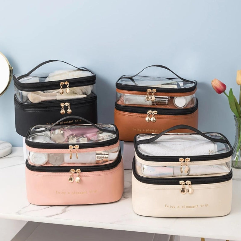 vanity souple pour femme - Beige - Noir - Marron - Rose
